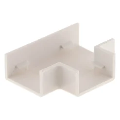 Zenitech Té pour moulure - 20 x 10mm - Blanc -