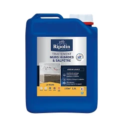 Ripolin Etanchéité Du Mur Intérieur-Traitement murs humides et salpêtre intérieur extérieur incolore 2,5L
