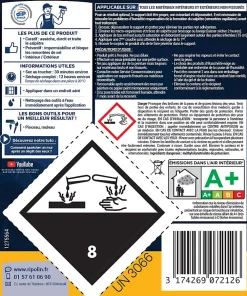 Ripolin Etanchéité Du Mur Intérieur-Traitement murs humides et salpêtre intérieur extérieur incolore 2,5L
