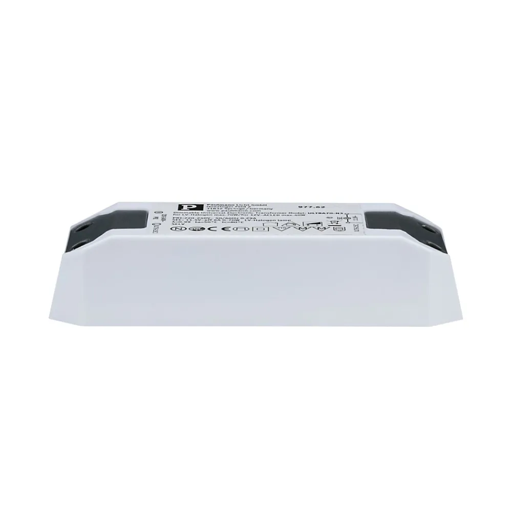 Paulmann Transformateur, Convertisseur Et Chargeur Usb-Transfo électronique Halogen+LED max. 0-50W 220-240/12V 50VA Blanc