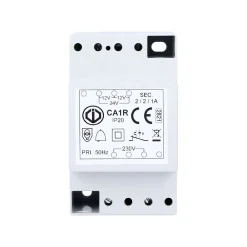 Cdvi Interphone-Transformateur 12-24 V 1-2 A - Classe Ii - Ca1r
