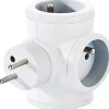 Watt & Co Triplite rotative Blanche 3x16A. Rotation : 90°/90°.