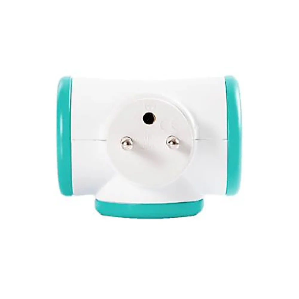 Watt & Co Triplite rotative turquoise 16 A