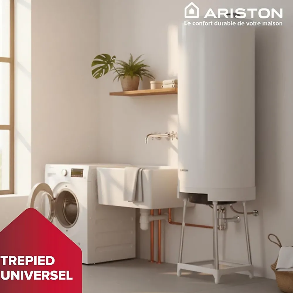 Ariston Chauffe-Eau Ariston-Trépied universel ajustable pour chauffe-eaux D. 513 / 530 / 560 mm -