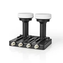 Nedis Tête Parabole Universelle Monobloc Quadruple 6,0 Facteur de Bruit : 0,2 - 0,