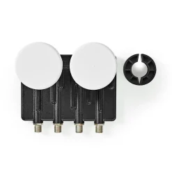 Nedis Tête Parabole Universelle Monobloc Quadruple 6,0 Facteur de Bruit : 0,2 - 0,