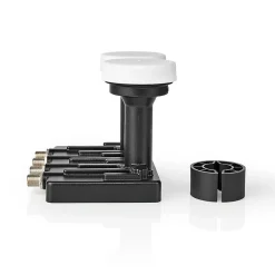 Nedis Tête Parabole Universelle Monobloc Quadruple 6,0 Facteur de Bruit : 0,2 - 0,