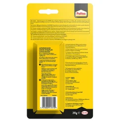Pattex Colle|Colle Pour Cuir, Textile, Caoutchouc Et Plastique-Tube de colle pour tissu, 40 ml