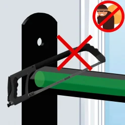 Afbat - Tb Industrie Sas Grille De Défense Pour Fenêtre-Tube en acier pour grille de défense télescopique noir Ø12 mm Afbat