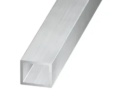 CQFD Tube rectangulaire aluminium brut, 12 x 10 mm, 1 m