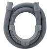 Linxor Evacuation De Lave-Linge-Tuyau de vidange, d'évacuation universel pour machine à laver, lave vaisselle - Gris - 1,5 m -