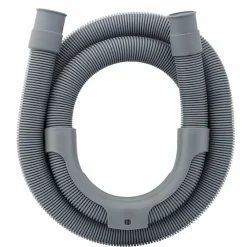 Linxor Evacuation De Lave-Linge-Tuyau de vidange, d'évacuation universel pour machine à laver, lave vaisselle - Gris - 1,5 m -