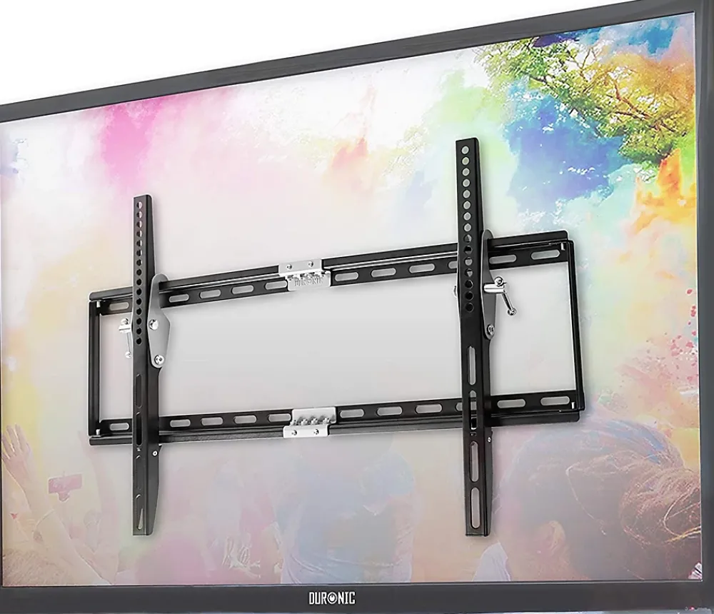 Duronic TVB777 Support TV mural pour écran de 33 à 60 pouces Inclinable Charge max 40 kg VESA 100 600 Télé LED LCD OLED
