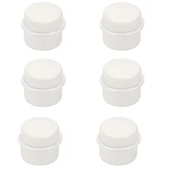 Nesu Butoir De Porte-8 Un. Butée de porte adhésive en bois laqué blanc 47x38MM