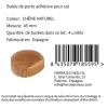 Nesu Butoir De Porte-4 Un. Butée de porte adhésive en bois de chêne naturel 45x42MM