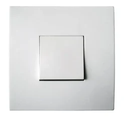 Diall Interrupteur En Saillie-Va-et-vient blanc Dune 10A - 2300W