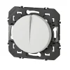 Legrand Interrupteur Encastrable-Va-et-vient et Poussoir Dooxie blanc