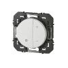 Legrand Interrupteur Encastrable-Variateur Dooxie blanc l. 80 mm