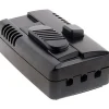 Variateur à pied à câbler plastique noir