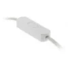 Variateur simple mini pré-câblé blanc brillant