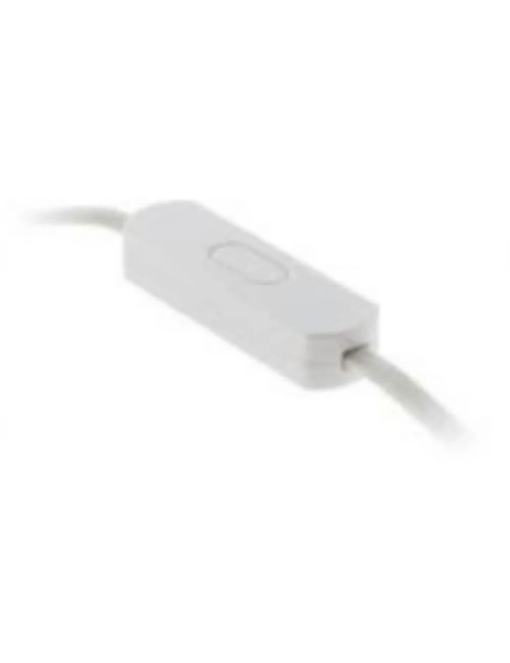 Variateur simple mini pré-câblé blanc brillant