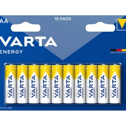 Varta - Blister de 10 Piles Alcalines ENERGY AA