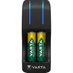 Varta Chargeur De Pile|Pile Aa-- Pocket Chargeur + 4 piles rechargeables AA 1600 mAh