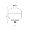 Flomasta Vase d'expansion sanitaire 12L