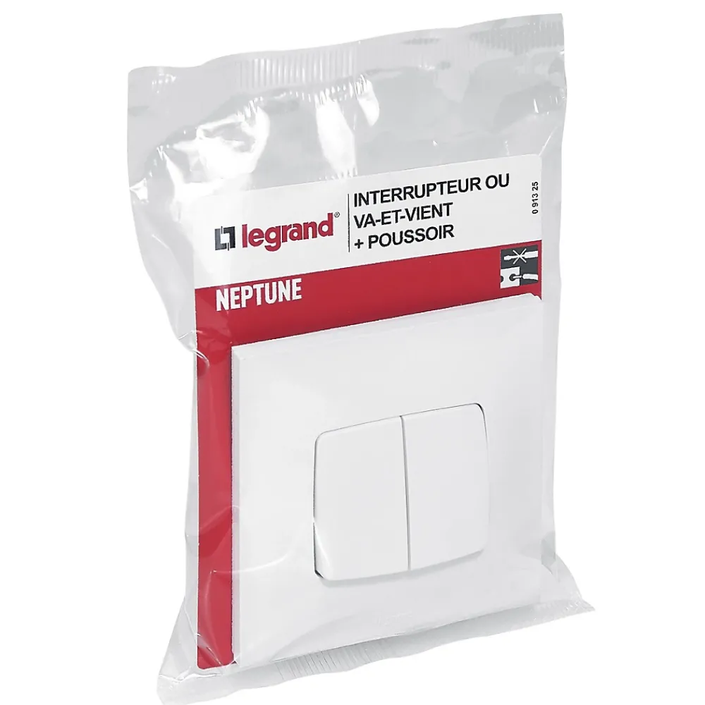 Legrand Va&vient + poussoir Neptune 10A