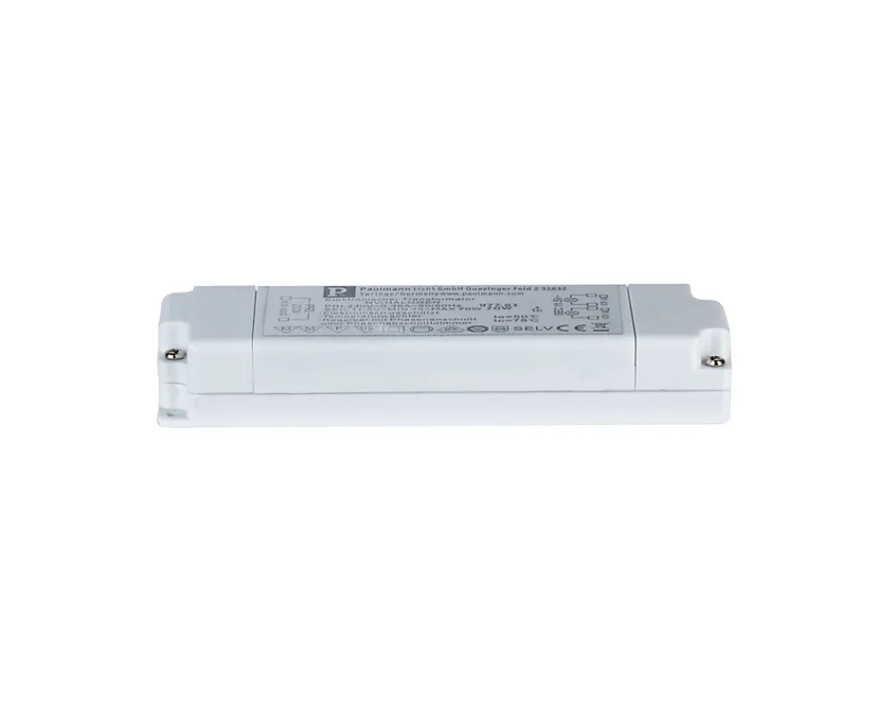 Paulmann VDE Transfo électronique Flat Halogen AC max. 20-70W 230/12V 70VA Blanc