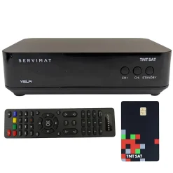 Servimat VELA Décodeur Satellite Astra + Carte TNTSAT