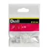 Diall Ventouse 10 mm x12, transparent