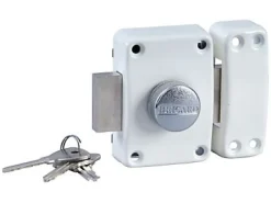 Bricard Verrou Alpha bouton 45mm blanc