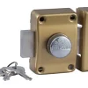 Bricard Verrou Alpha bouton 45mm menuiserie métal