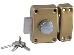 Bricard Verrou De Porte-Verrou Alpha bouton 45mm ø22mm