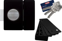 Abus Verrou à bouton 45 mm Ø23 mm + Gâche