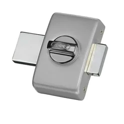 Abus Verrou De Porte-Verrou à bouton avec cylindre 40 mm satin chromé