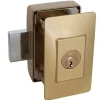 Abus Verrou à bouton clés protégées + plaque ø 23 mm / 45 mm