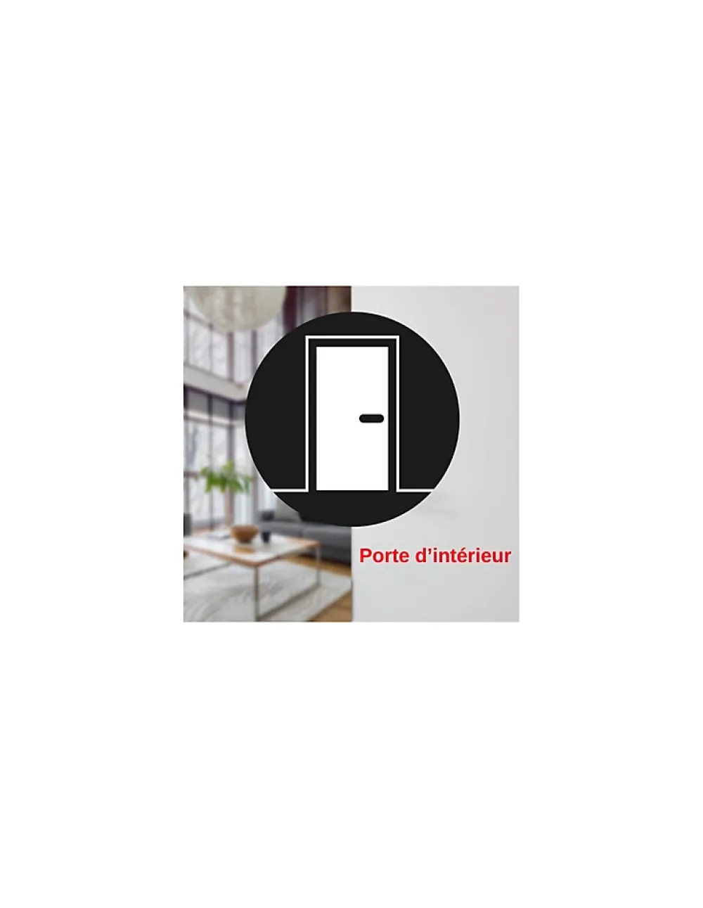 Thirard Verrou à bouton Trident pour porte intérieure, simple entrée, acier, époxy bronze -