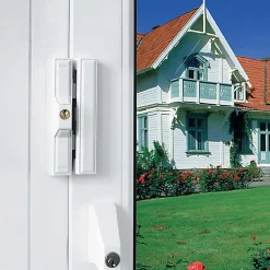 Abus Verrou Et Loquet De Fenêtre-Verrou de fenêtre blanc avec étrier