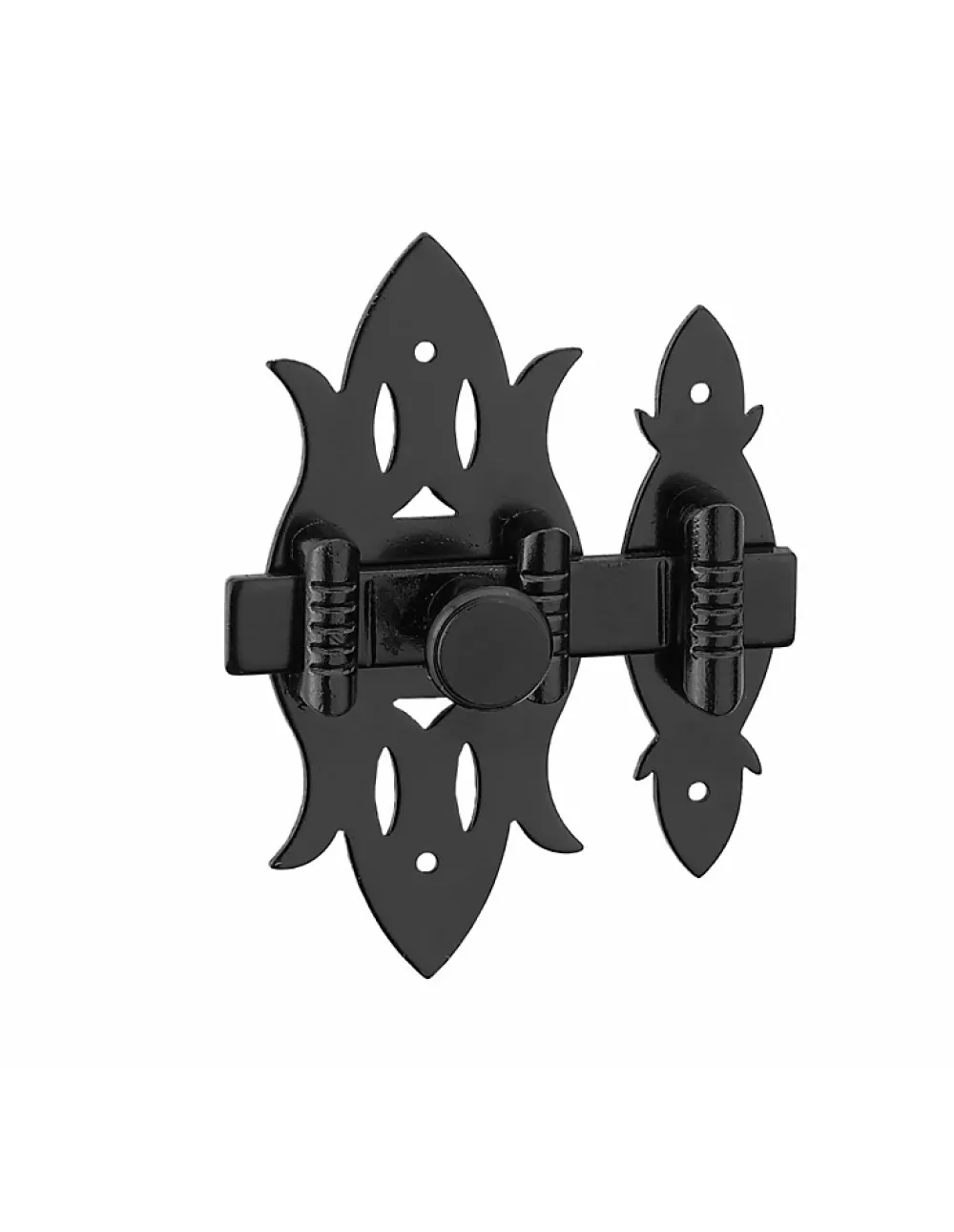Thirard Verrou de meuble Rustique, 40x90mm, fer noir -