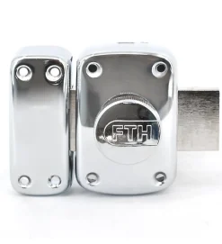 Autres Verrou De Porte-Verrou de porte haute sécurité à bouton 45 mm Mystere chromé THIRARD