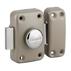 Thirard Verrou De Porte-Verrou de sûreté bouton/cylindre 45 mm Apache + gache encastrer
