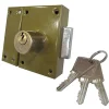 Verrou De Porte-Verrou double entrée 11 x 8.2 x 9 mm