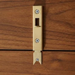 Diall Verrou droit pour armoire l. 16mm x H. 70mm x EP. 7 mm