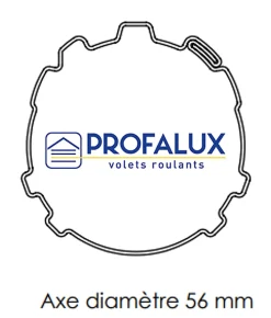 Profalux VERROU 3 ELEMENTS POUR AXE DE 56 + VIS