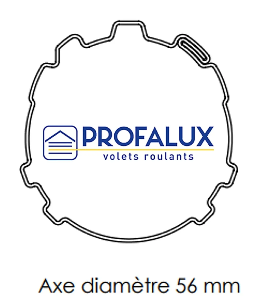 Profalux VERROU 4 ELEMENTS POUR AXE DE 56 + VIS