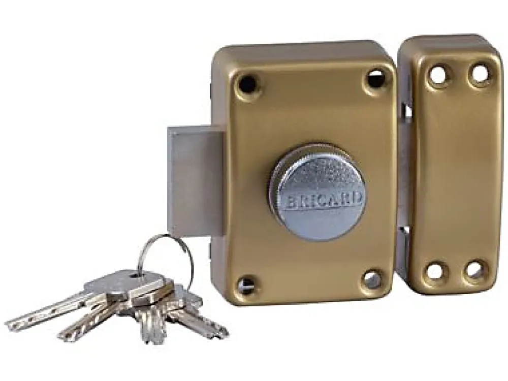 Bricard Verrou De Porte-Verrou Médial bouton 45mm ø26mm