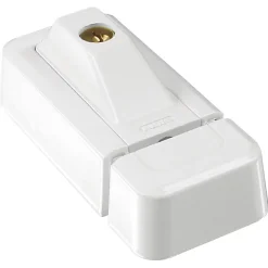 Abus Verrou pour fenêtre blanc avec cales pour fixation de la gâche inclus