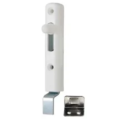 Diall Serrure De Meuble|Serrure De Meuble-2 Verrous armoire Droit l. 40 mm x H. 70 mm x EP. 9 mm